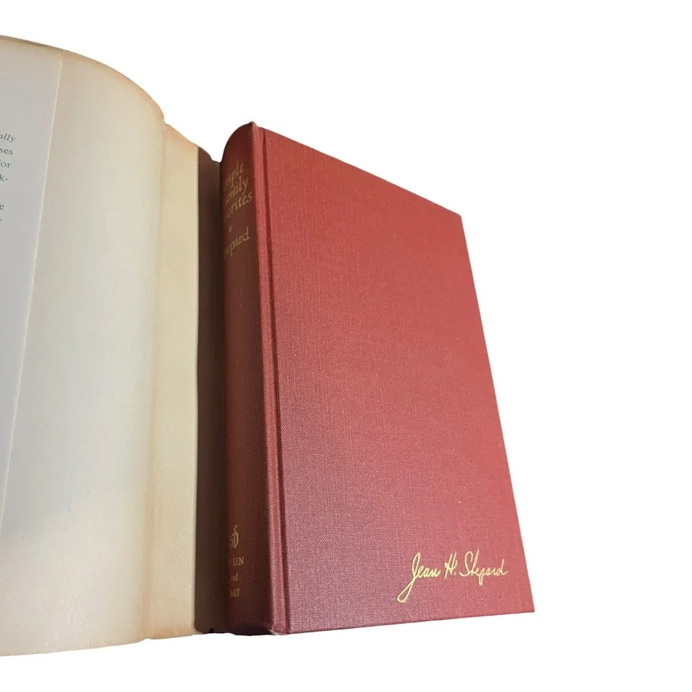 Simple‎ Family Favorites Jean H Shepard 1970 Vintage Cookbook Hardcover Retro DJ